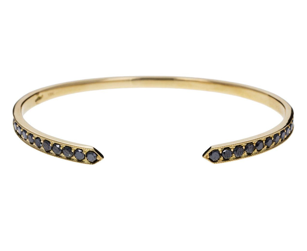 Black Diamond Chevron Cuff zoom 1_lizzie_mandler_gold_black_diamond_chevron_cuff