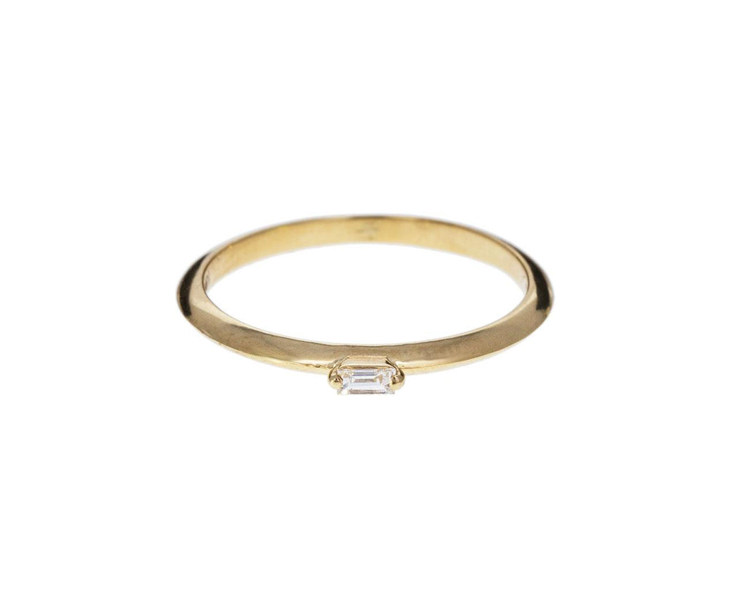 Tiny Knife Edge Diamond Baguette Solitaire zoom 1_lizzie_mandler_gold_diamond_knife_edge_stacker_r