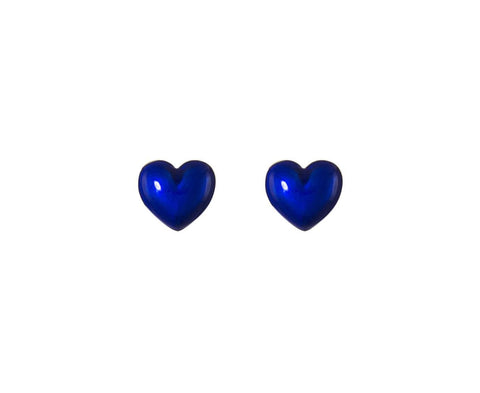 Yves Klein Blue Enamal Heart SINGLE EARRING ONLY zoom 1_alison_lou_earrings