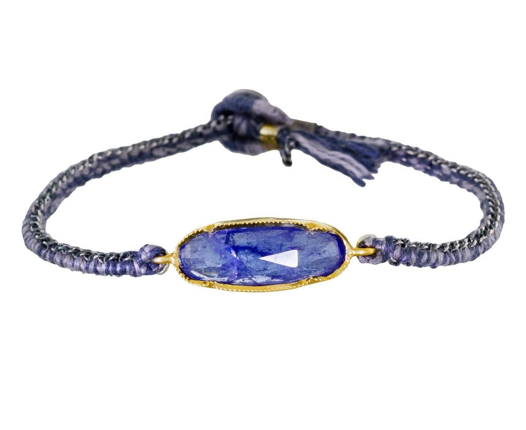 Icicle Tanzanite Silk and Chain Braclelet zoom 1-brooke-gregson-bracelet