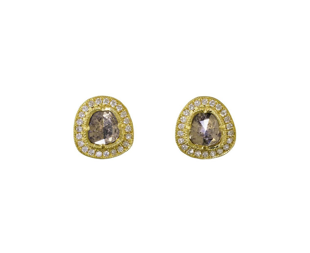 Diamond Slice Halo Post Earrings zoom 1-brooke-gregson-earrings
