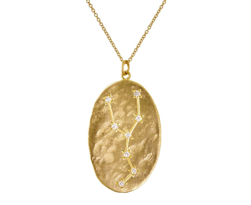Diamond Taurus Pendant Necklace zoom 1