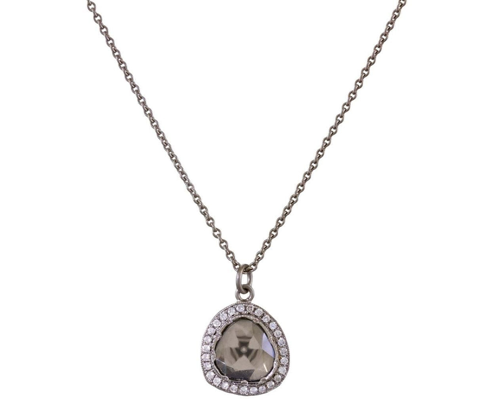 Diamond Slice Halo Pendant Necklace zoom 1-brooke-gregson-necklace