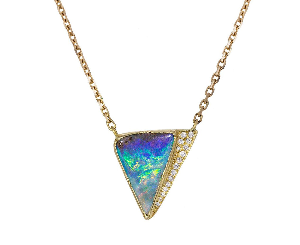 Boulder Opal and Diamond Geo Necklace zoom 1_brooke_gregson_gold_boulder_opal_halo_geo_neckla
