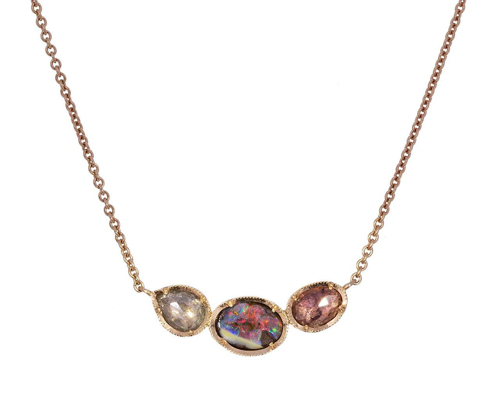 Sapphire, Natural Diamond and Boulder Opal Orbit Necklace zoom 1_brooke_gregson_gold_opal_sapphire_diamond_orbit_