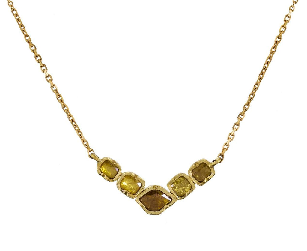 Yellow Rustic Diamond Orbit Necklace zoom 1_brooke_gregson_necklace