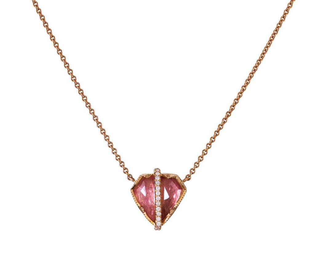 Geometric Pink Tourmaline Heart Necklace zoom 1_brooke_gregson_gold_diamonds_pink_tourmaline_geo