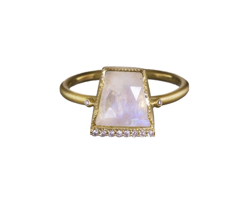 Moonstone and Diamond Ziggurat Halo Ring zoom 1_brooke_gregson_ring