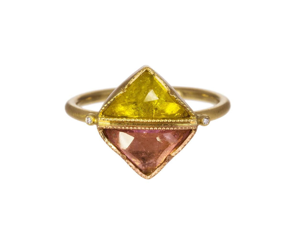 Double Triangle Mixed Tourmaline Ring zoom 1_brooke_gregson_gold_mixed_tourmaline_triangle_ri