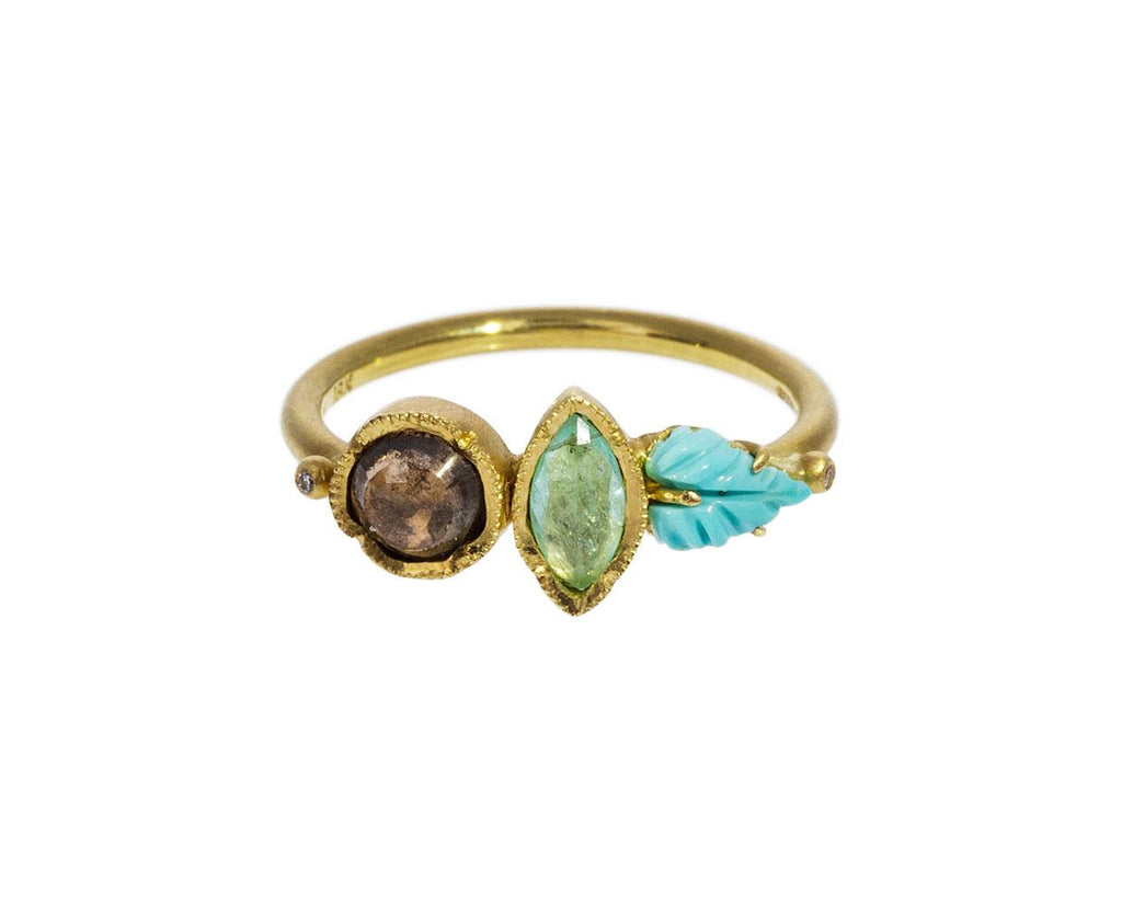 Maya Turquoise Tourmaline Turquoise Leaf Ring zoom 1_brooke_gregson_gold_tourmaline_maya_turquoise_le