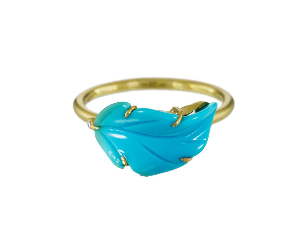 Maya Turquoise Leaf Ring zoom 1_brooke_gregson_gold_turquoise_maya_leaf_ring
