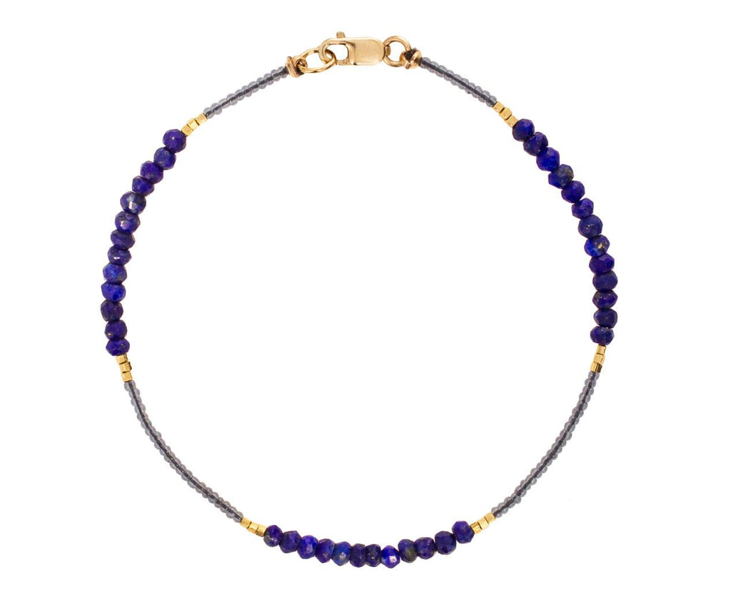 Lapis Gold and Gray Bead Bracelet zoom 1_debbie_fisher_lapis_beaded_bracelet