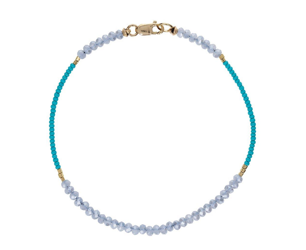 Mystic Quartz Beaded Bracelet zoom 1_debbie_fisher_gray_quartz_turquoise_beed_bracele