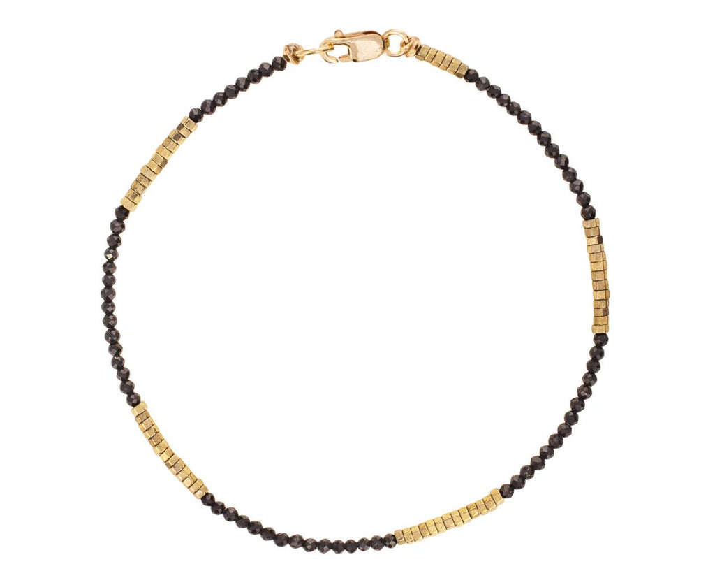 Pyrite and Black Spinel Bead Necklace zoom 1_debbie_fisher_pyrite_black_spinel_beaded_bracele