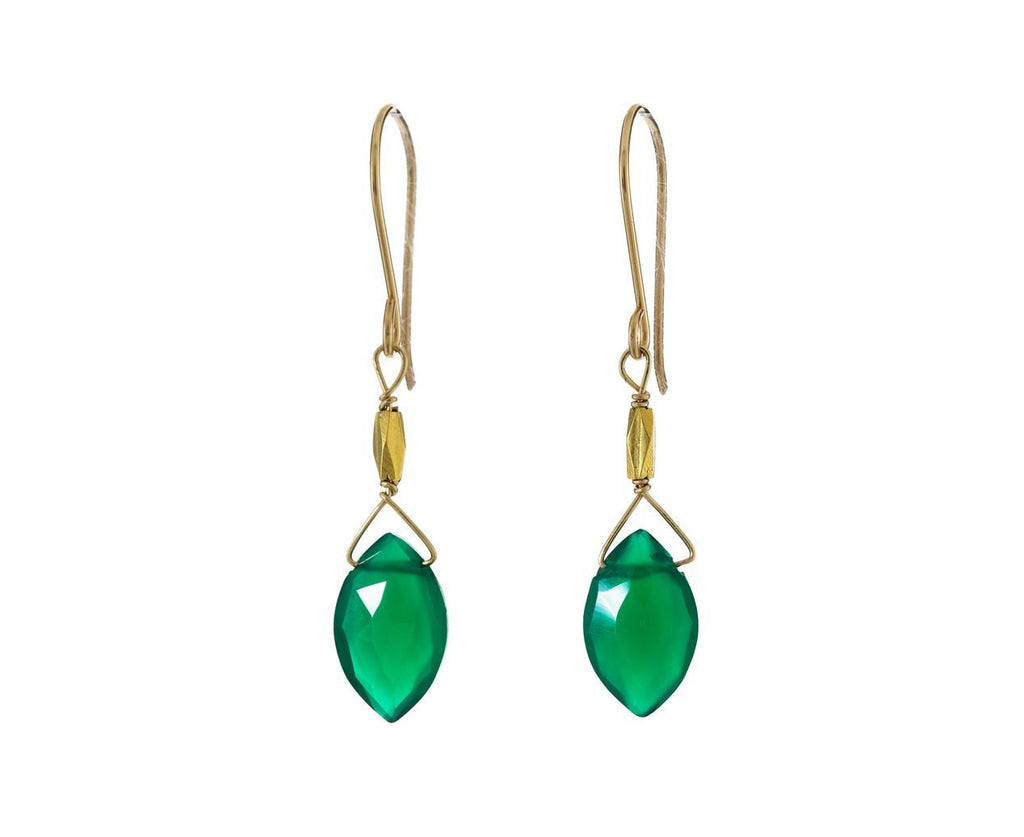 Green Onyx Fringe Earrings zoom 1_debbie_fisher_green_onyx_earrings