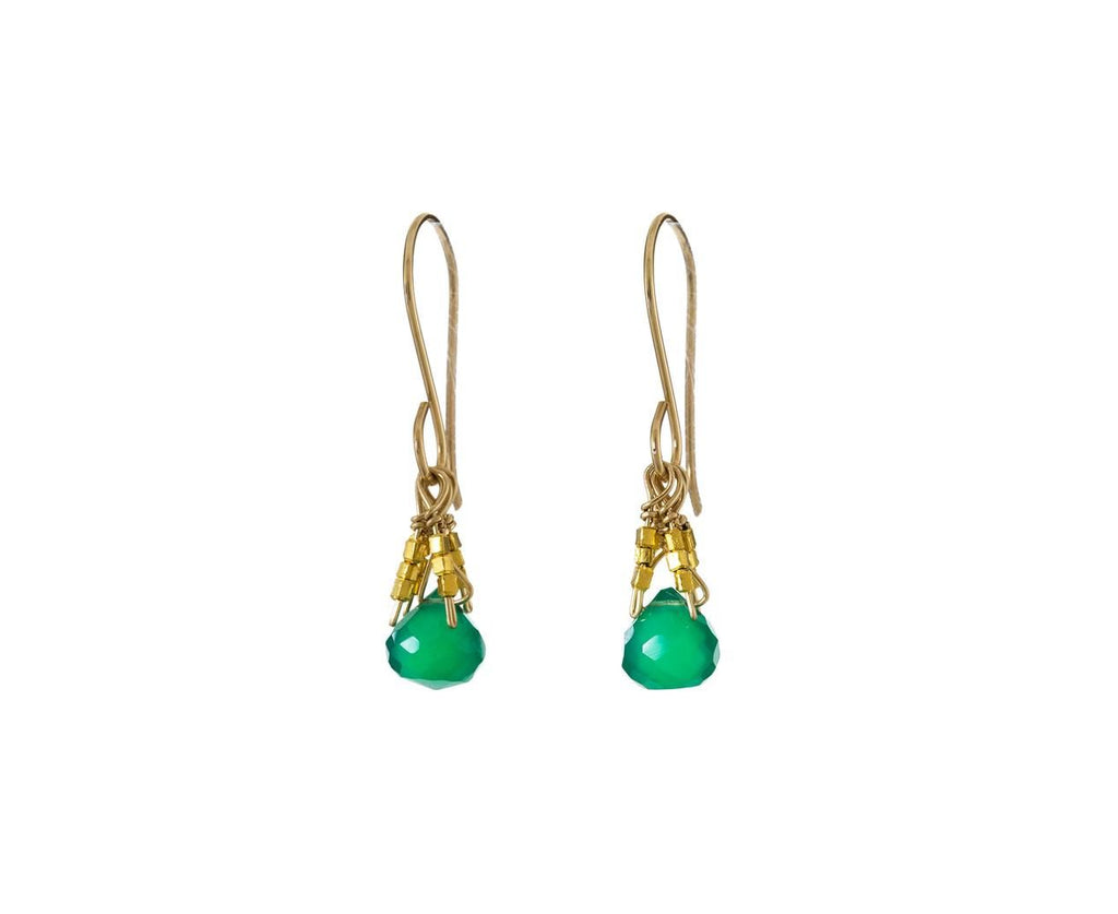 Green Onyx Fringe Earrings  zoom 1_debbie_fisher_green_onyx_fringe_earrings