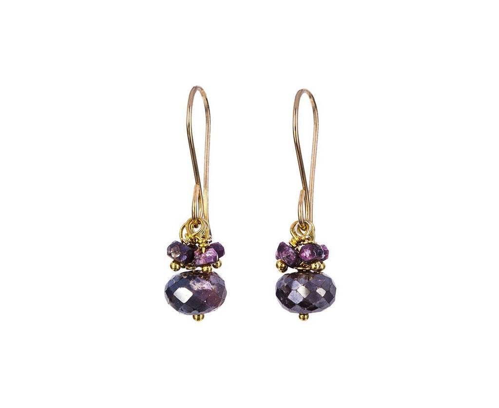 Pink Sapphire Cluster Earrings  zoom 1_debbie_fisher_pink_sapphire_cluster_earrings