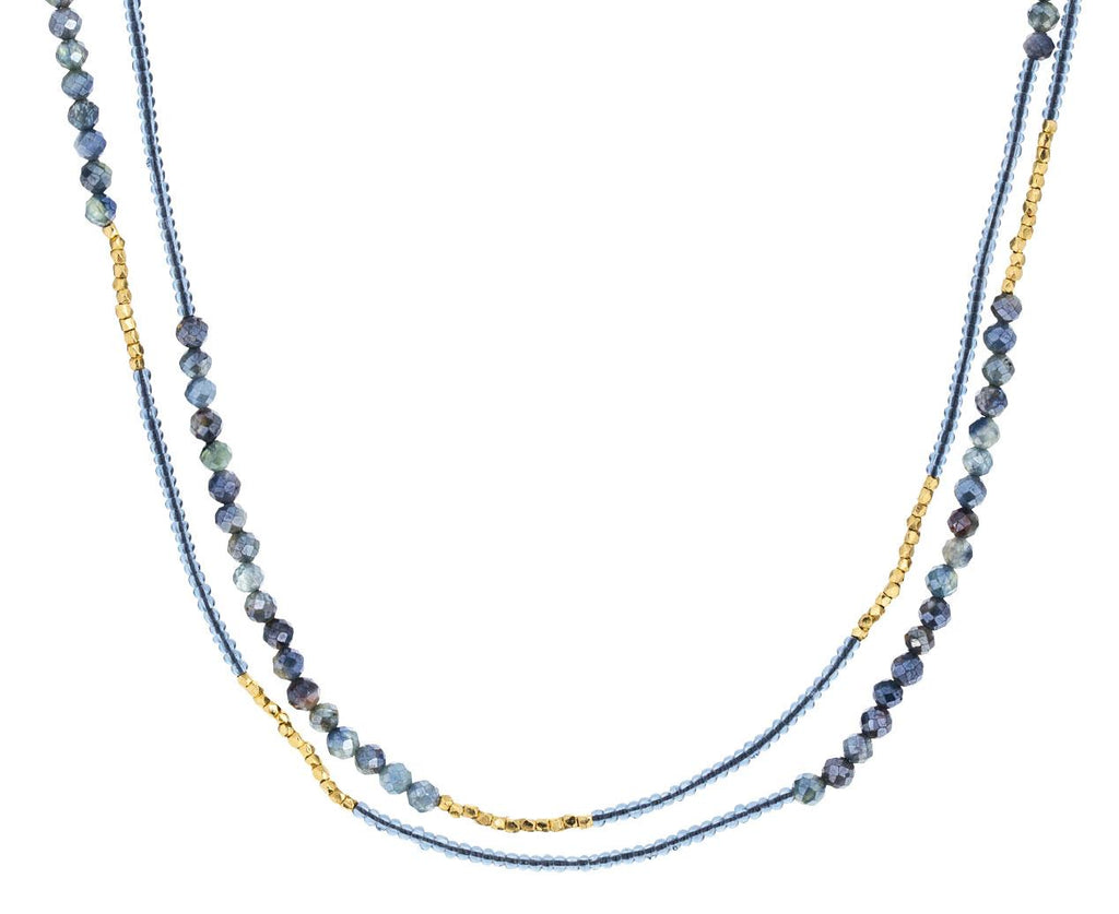 Mystic Gray Sapphire and Gold Seed Bead Necklace zoom 1_debbie_fisher_mystic_sapphire_beaded_necklace
