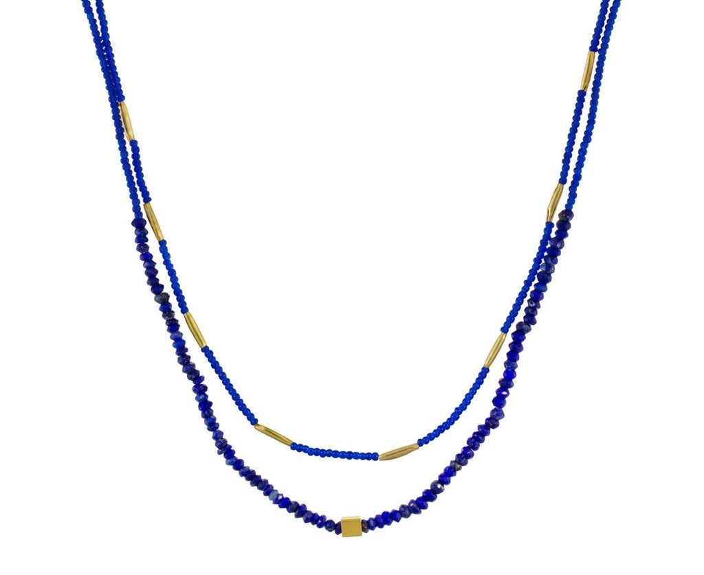 Lapis Double Necklace zoom 1
