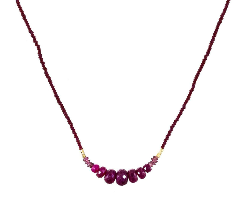 Ruby and Garnet Cluster Necklace  zoom 1_debbie_fisher_ruby_garnet_cluster_necklace