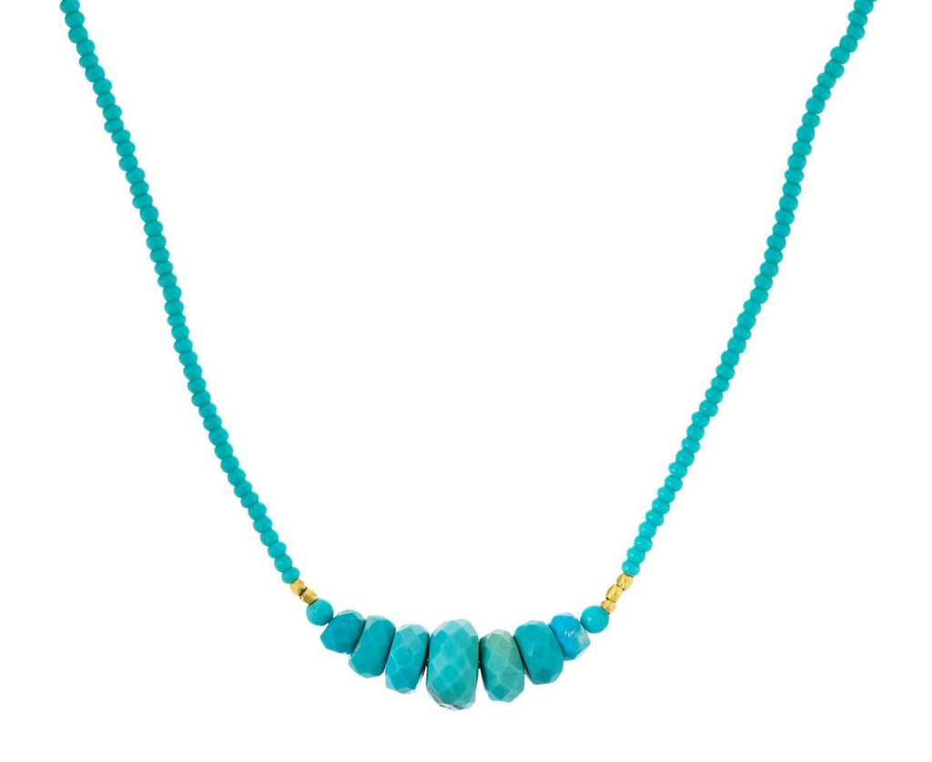 Turquoise Beaded Necklace  zoom 1_debbie_fisher_turquoise_beaded_necklace