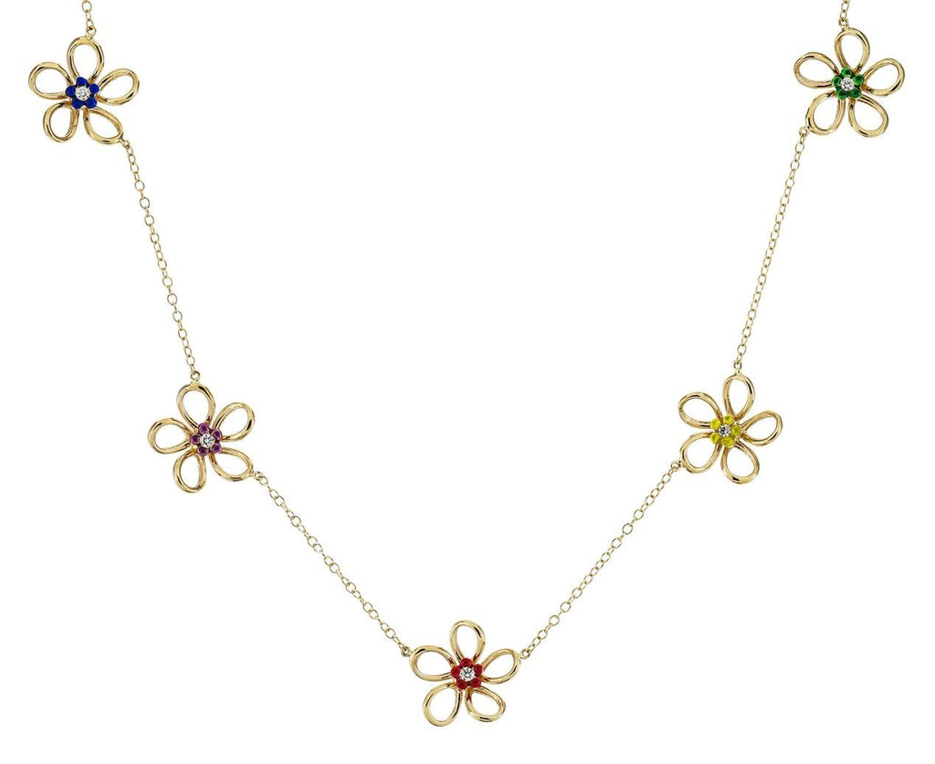 Wildflowers by the Yard Necklace zoom 1_alison_lougold_diamond_wildflower_by_the_yard_ne