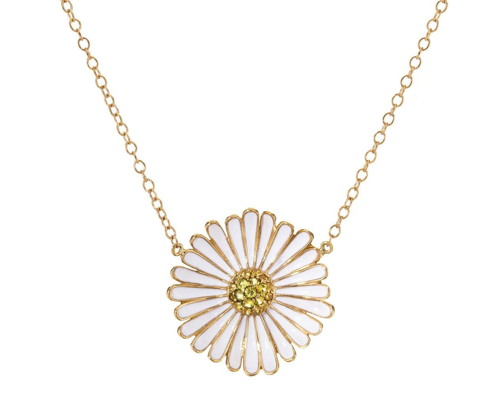Yellow Sapphire and Enamel Daisy Pendant Necklace zoom 1_alison_lou_enamel_daisy_necklace