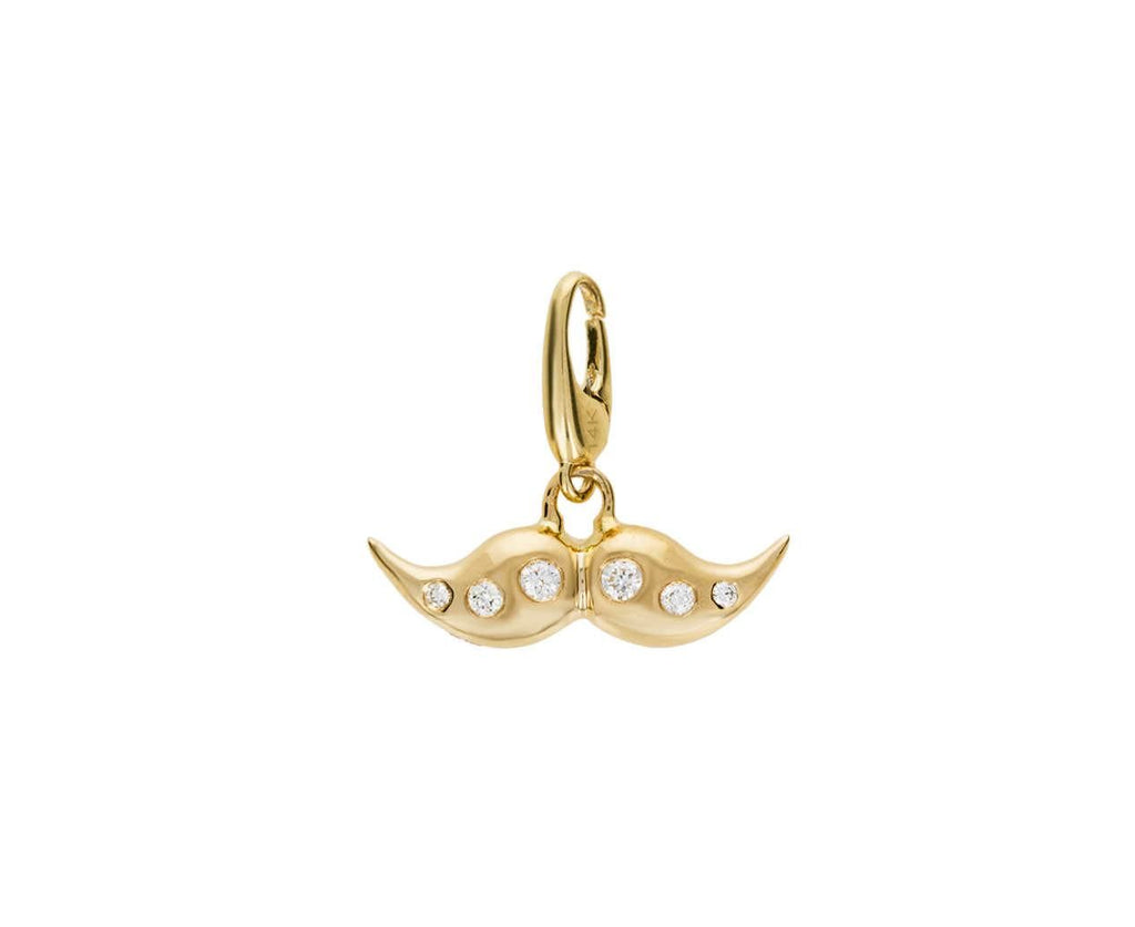 Diamond Mustache Charm zoom 1_alison_lou_gold_diamond_moustache_charm