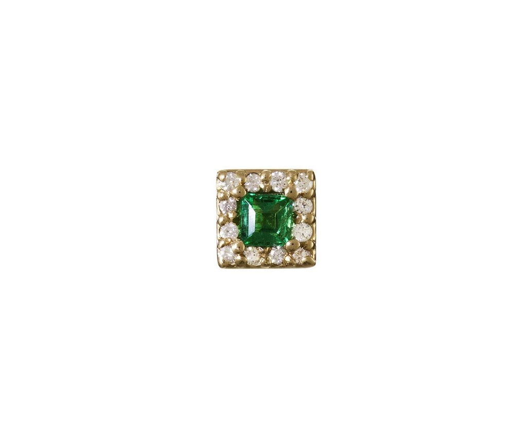 Emerald and Diamond SINGLE EARRING ONLY zoom 1_alison_lou_earrings