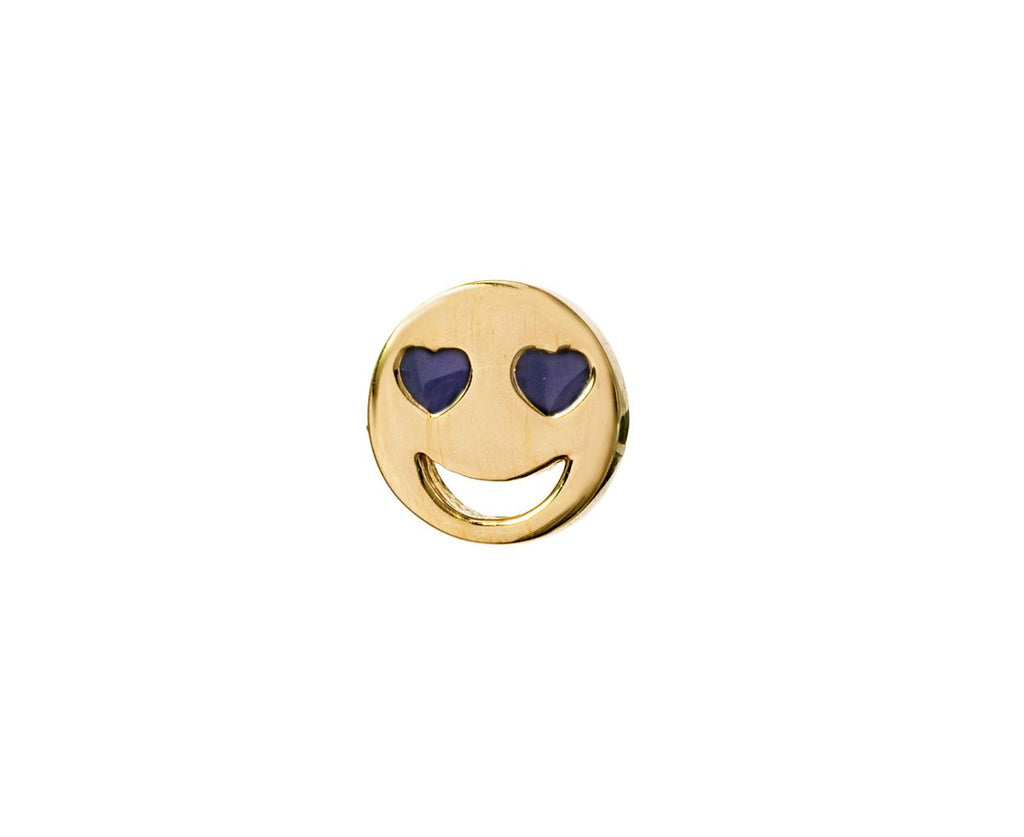 Lovestruck Stud SINGLE Earring zoom 1_alison_lou_gold_enamel_lovestruck_stud_earring