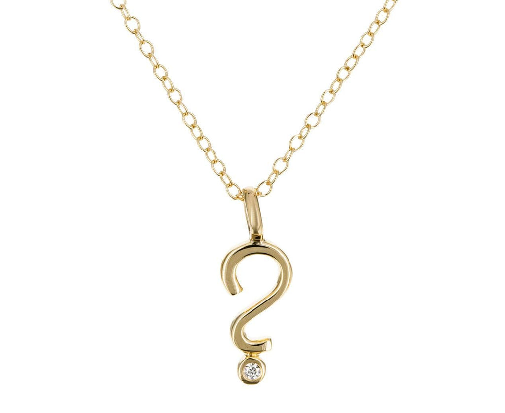 Question Mark Pendant Necklace zoom 1_alison_lou_gold_diamond_question_mark_necklace