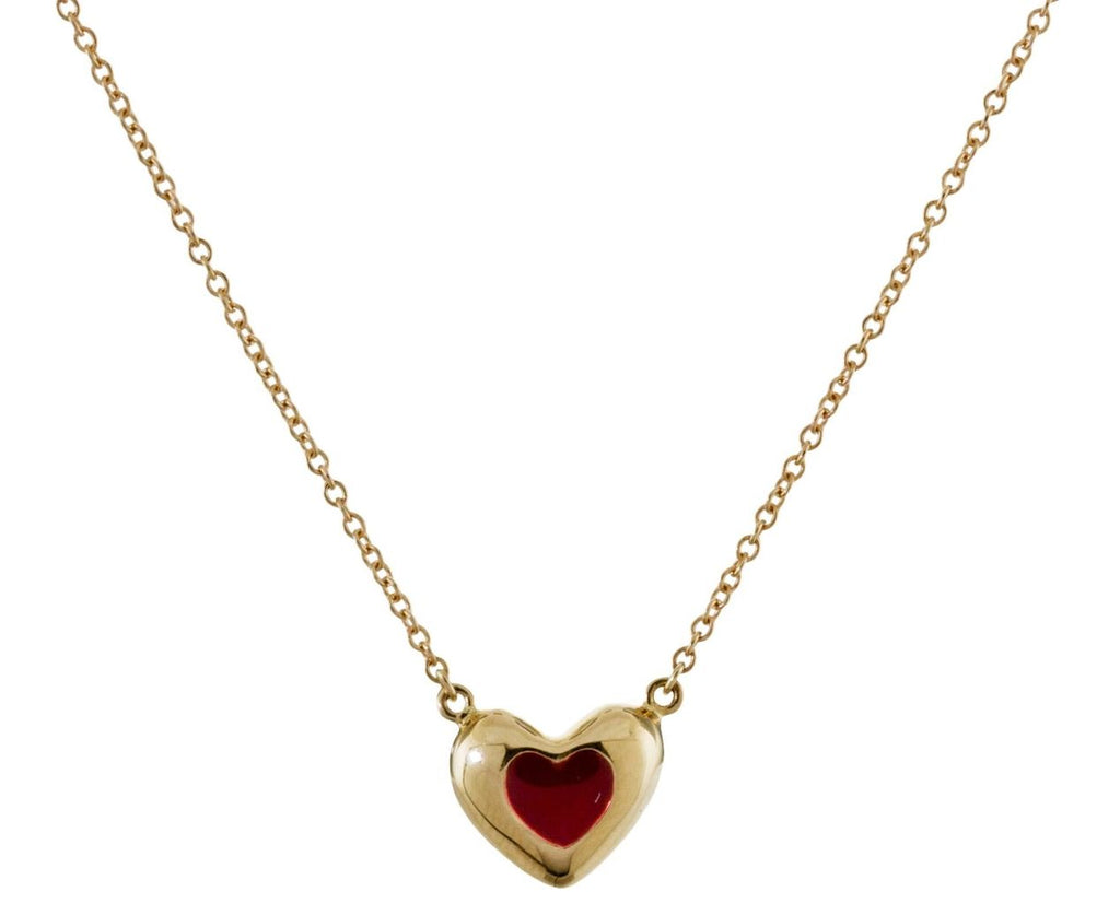 Heart within a Heart Pendant Necklace zoom 1