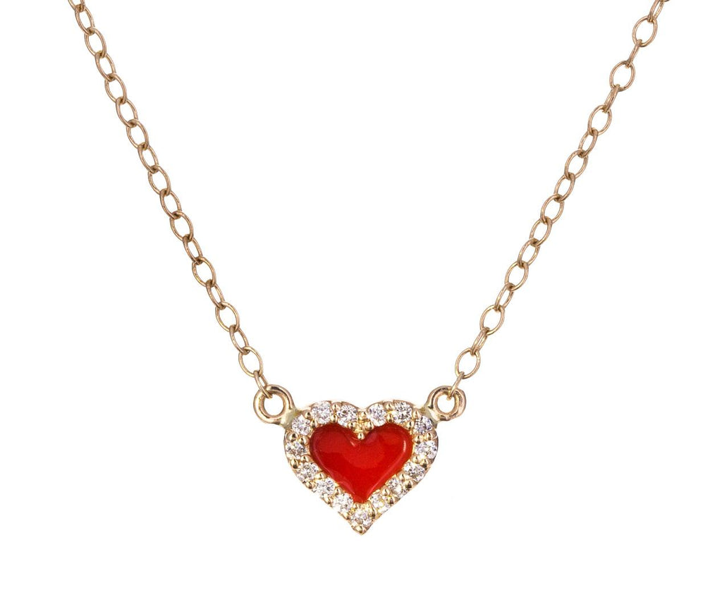 Enamel and Diamond Heart Necklace zoom 1_alison_lou_gold_enamel_diamond_heart_necklace