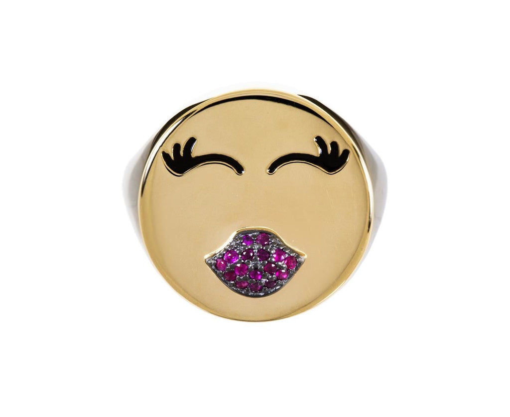 Mwa Ruby Lip Ring zoom 1_alison_lou_gold_ruby_enamel_mwa_kiss_ring