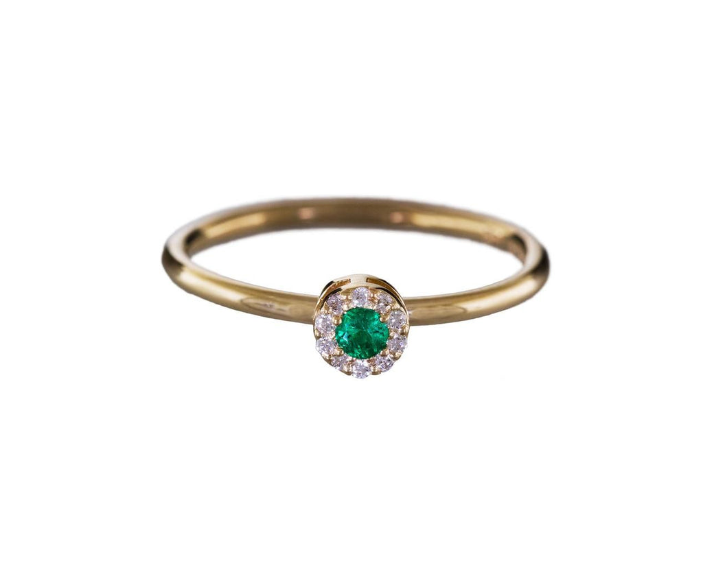 Emerald and Diamond Stacking Ring zoom 1_alison_lou_ring