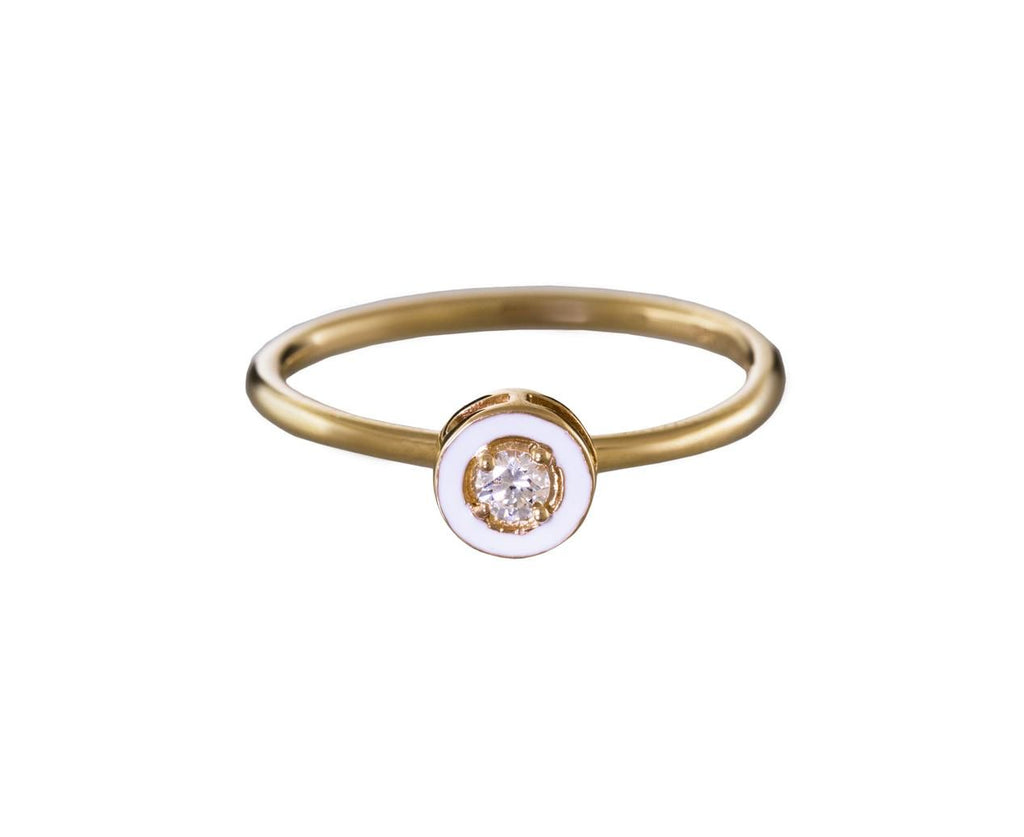 Diamond and Enamel Stack Ring zoom 1_alison_lou_ring