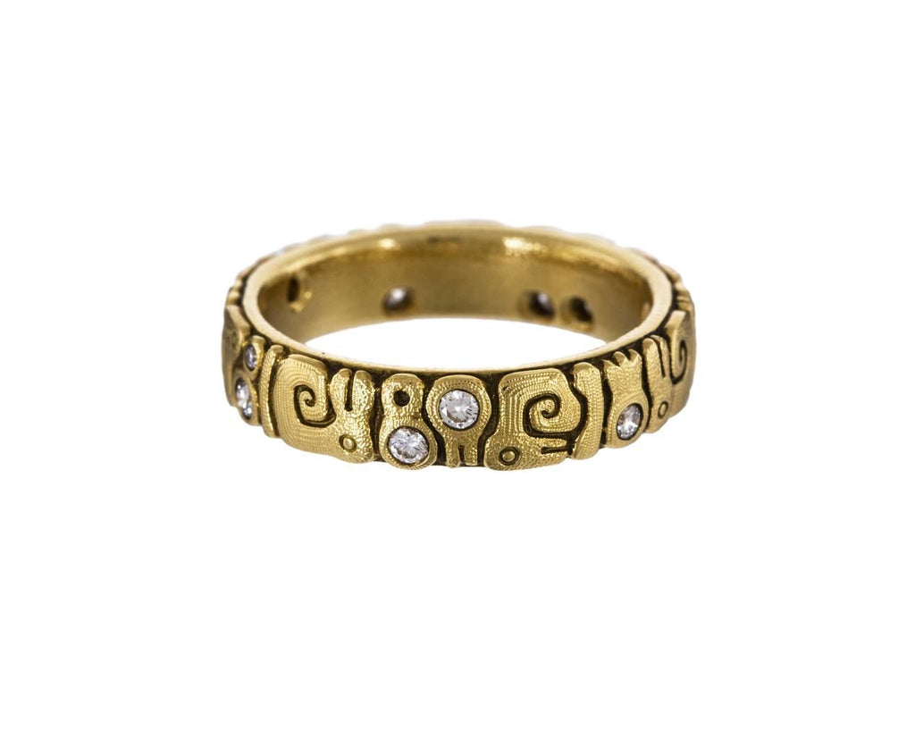 Gold and Diamond Sea Creatures Band zoom 1_alex_sepkus_gold_diamond_sea_creatures_ring