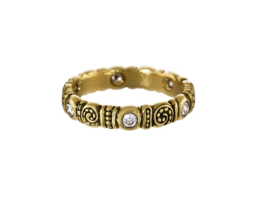 Gold and Diamond Nautilus Band zoom 1_alex_sepkus_gold_diamond_nautilus_band_ring