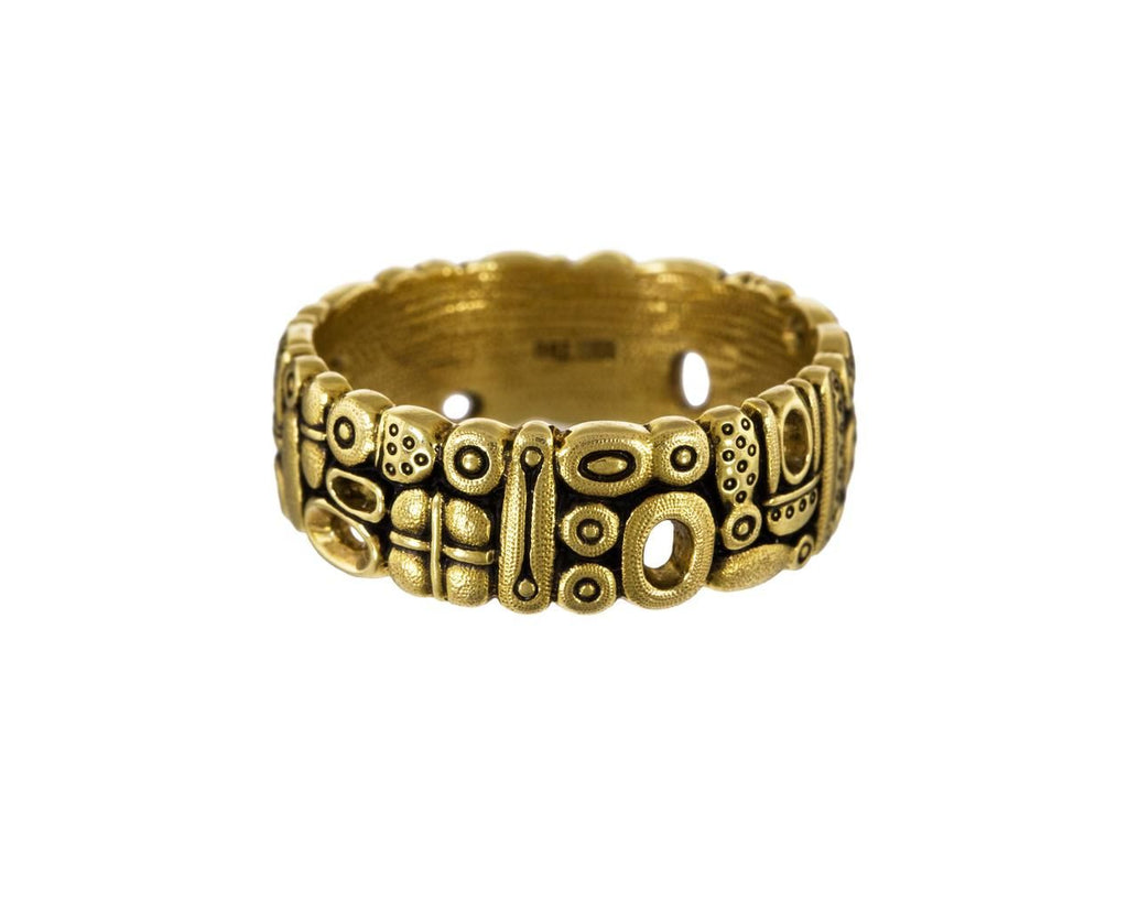 Gold Open Work Band zoom 1_alex_sepkus_gold_open_work_ring