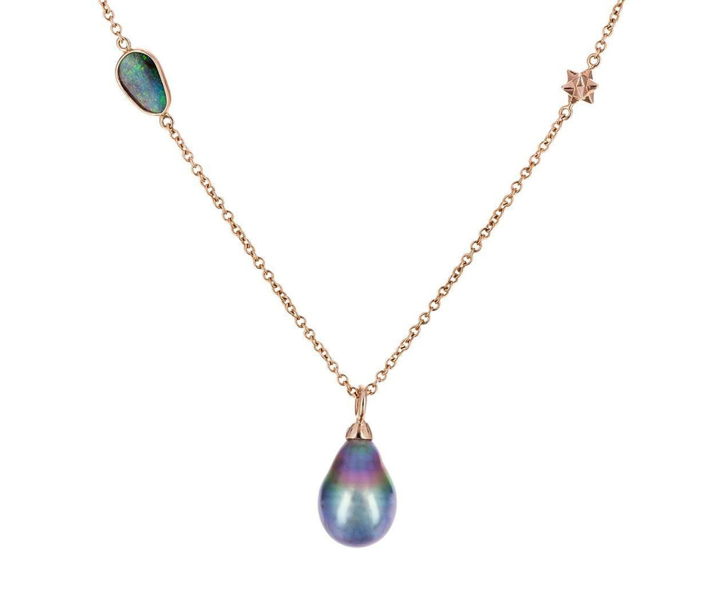 Galaxy Pearl Necklace with Sapphires and Opals zoom 1_bibi_van_der_velden_gold_pearl_opal_galaxy_neckl