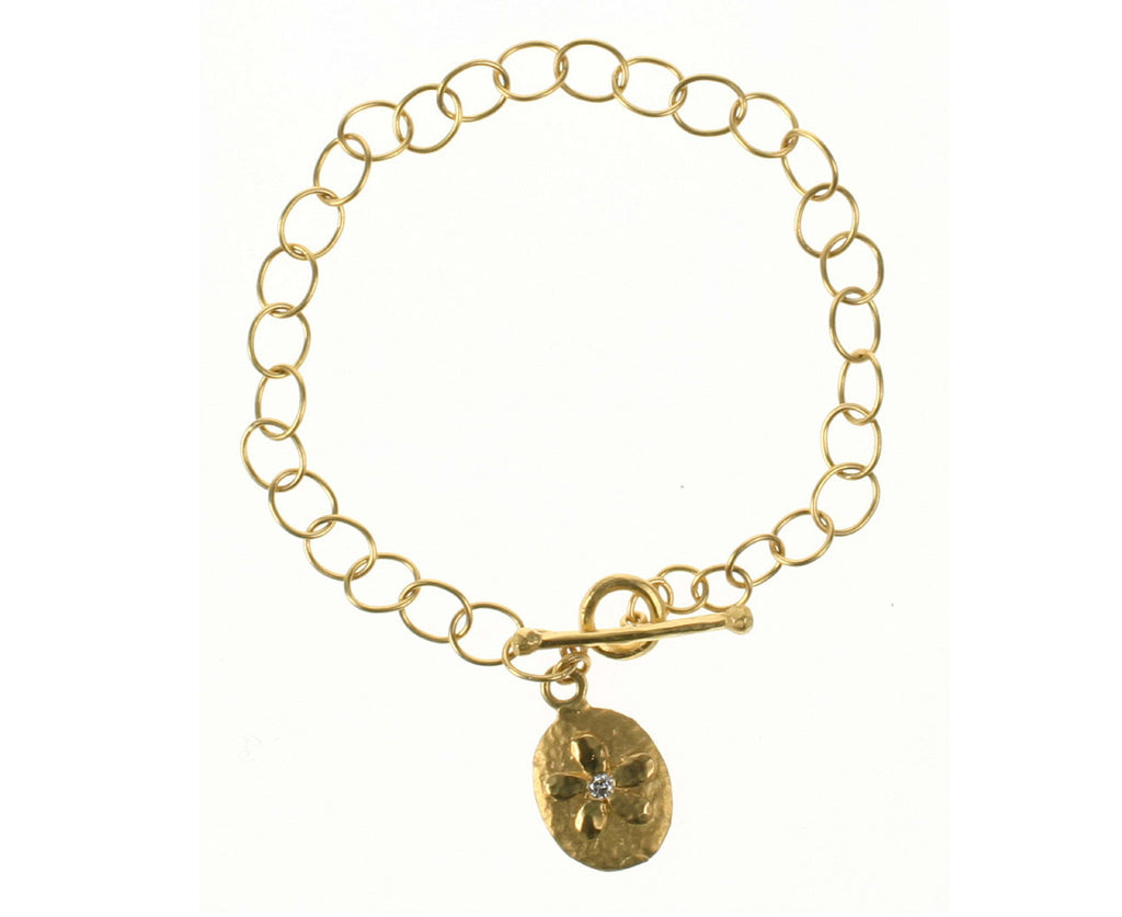 Lacy Chain Bracelet with Oval zoom 1