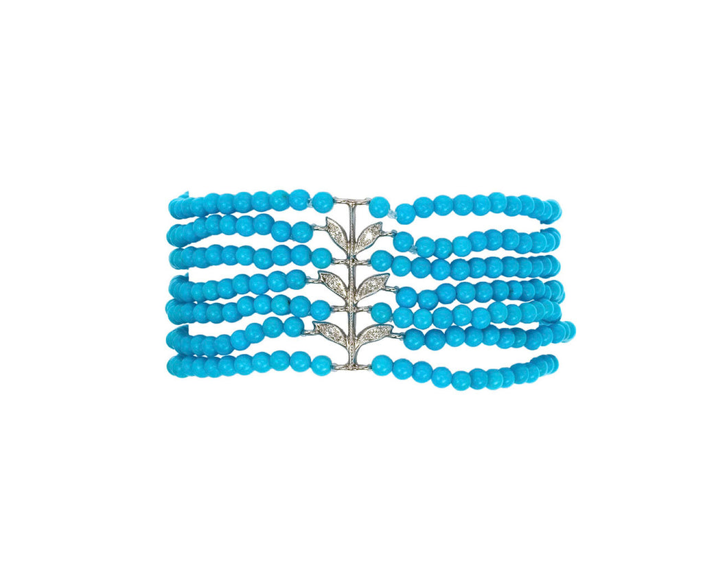 Turquoise Wheat Bracelet zoom 1
