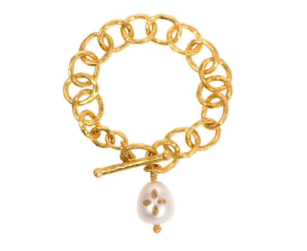 Link Bracelet with South Sea Pearl zoom 1