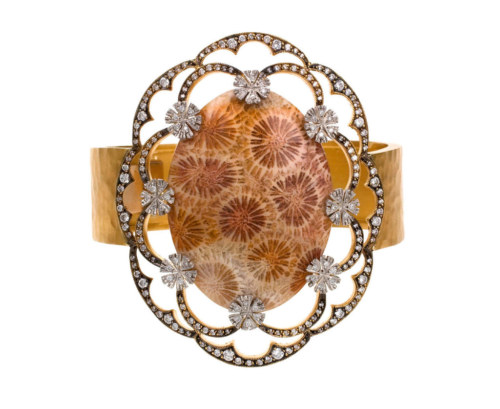 Fossilized Coral Bracelet zoom 1