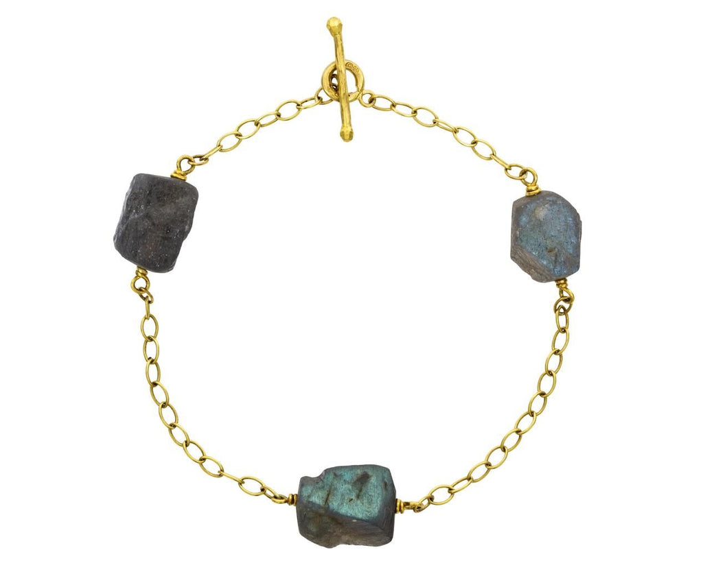 Labradorite Nugget Gold Bracelet zoom 1_cathy_waterman_labradorite_wire_wrap_bracelet
