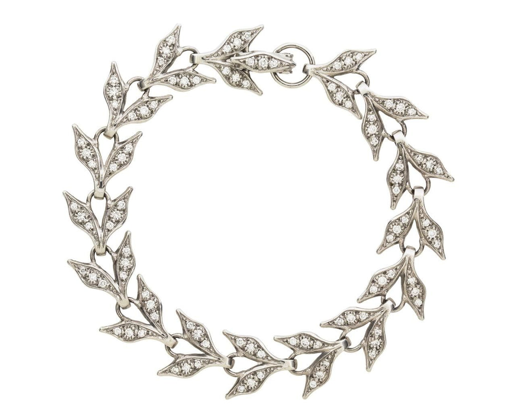 Diamond Lyrical Wheat Bracelet zoom 1_cathy_waterman_platinum_diamond_lyrical_wheat_br