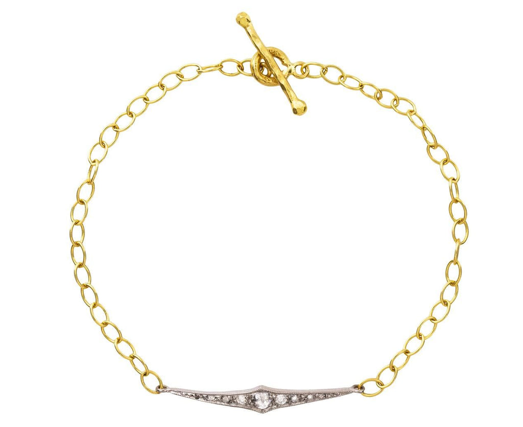 Platinum and Diamond Bar Bracelet zoom 1_cathy_waterman_gold_platinum_diamond_bar_bracele