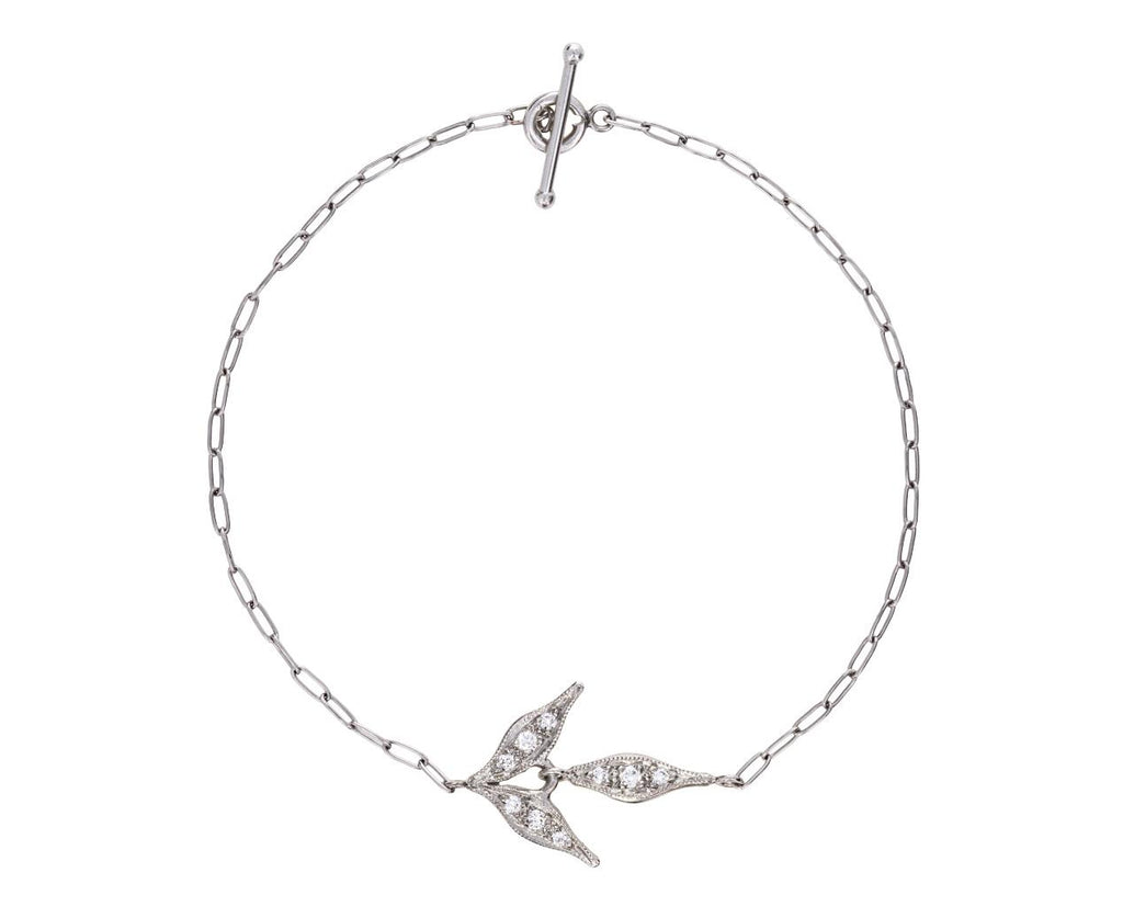 Diamond Flexible Wheat Bracelet zoom 1_cathy_waterman_platinum_diamond_flexible_wheat_b