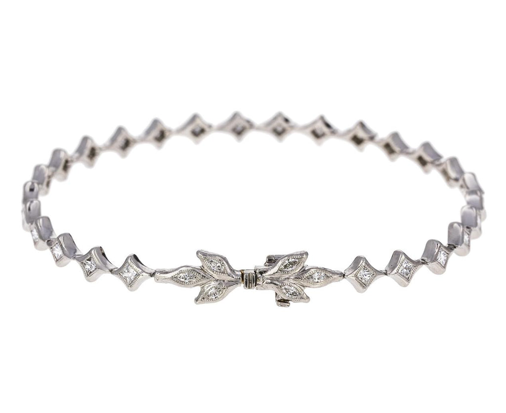 Diamond Marquise Leaf Tennis Bracelet zoom 1_cathy_waterman_platinum_diamond_leaf_tennis_brac