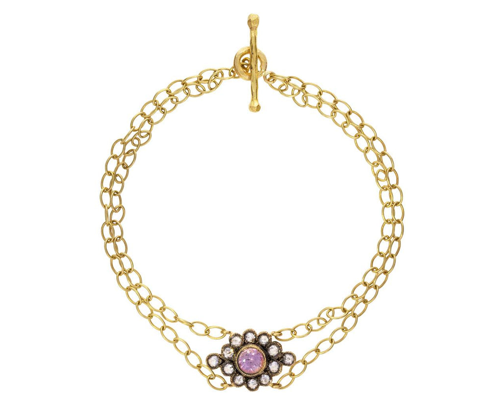 Pink Sapphire Diamond Lace Edged Bracelet zoom 1_cathy_waterman_gold_diamond_sapphire_lace_bracel